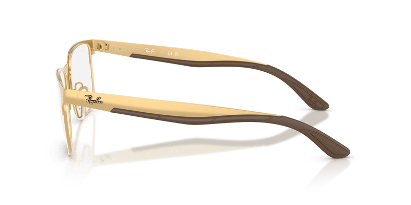 Ray-Ban RX7550 in Arista Gold / Clear (3220) - Alternate View