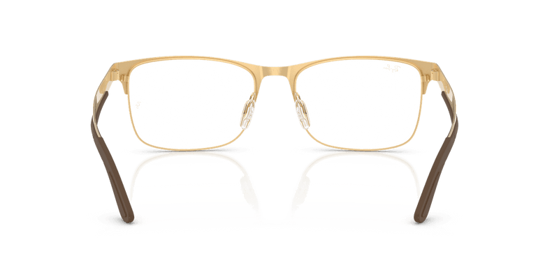 Ray-Ban RX7550 in Arista Gold / Clear (3220) - Alternate View