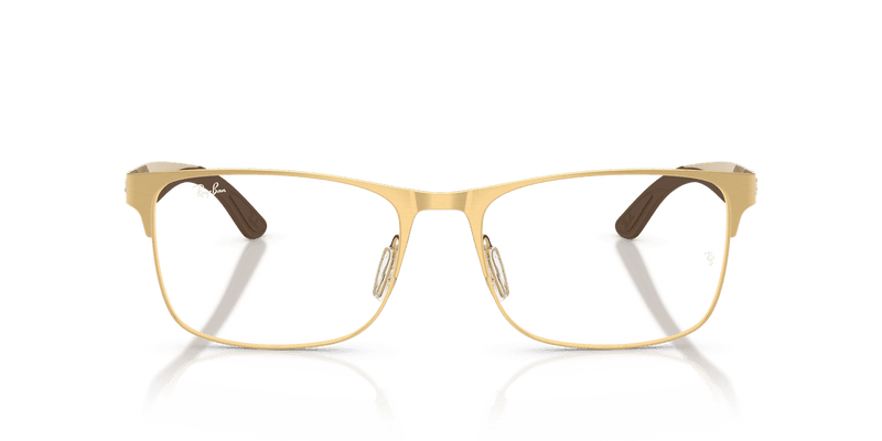 Ray-Ban RX7550 in Arista Gold / Clear (3220) - Alternate View