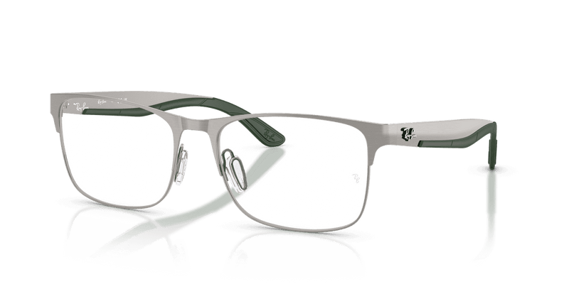 Ray-Ban RX7550 in Gunmetal / Clear (3221) - Front View