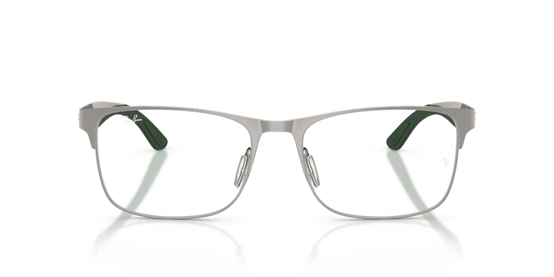 Ray-Ban RX7550 in Gunmetal / Clear (3221) - Side View