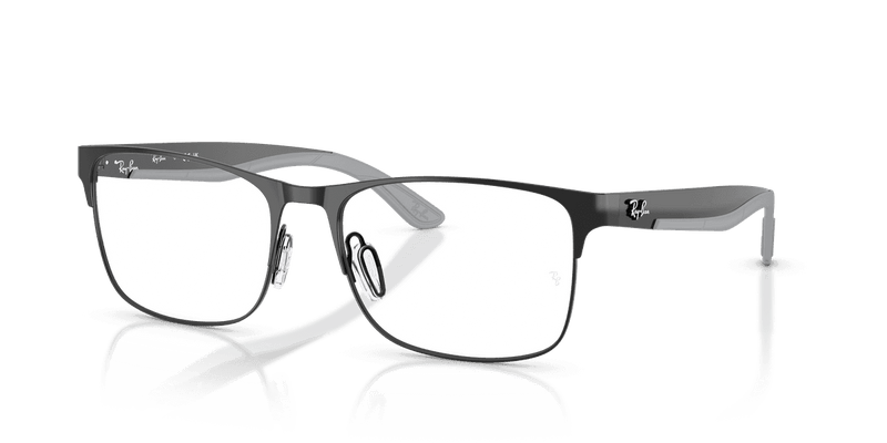 Ray-Ban RX7550 in Black / Clear (3222) - Alternate View