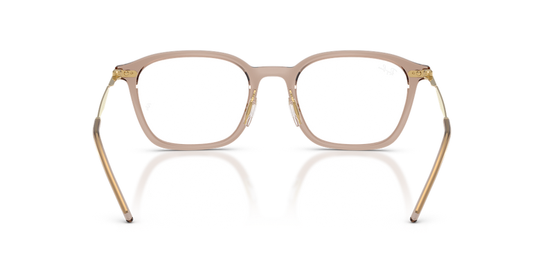 Ray-Ban RX7555 in Transparent Beige - Alternate View