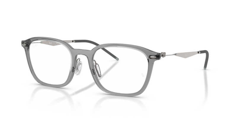 Ray-Ban RX7555 in Transparent Grey - Alternate View