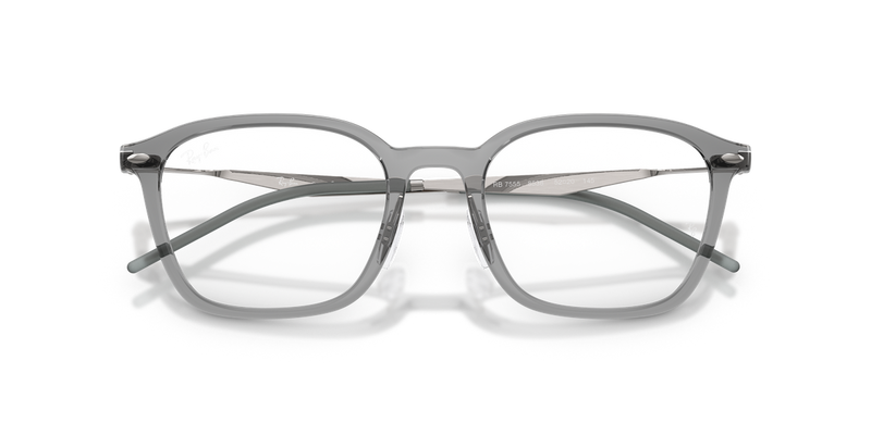 Ray-Ban RX7555 in Transparent Grey - Alternate View
