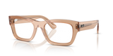 Transparent Light Brown / Clear (8553)