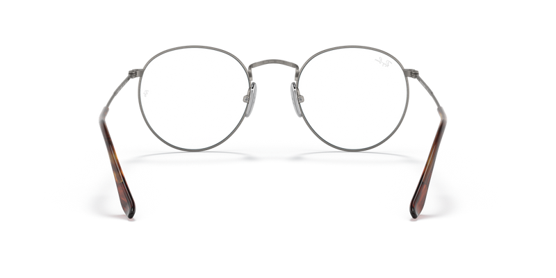 Ray-Ban ROUND in Gunmetal - Temple Detail