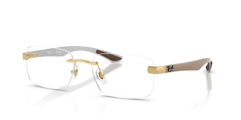 Ray-Ban RX8423 in Arista Gold - Front View