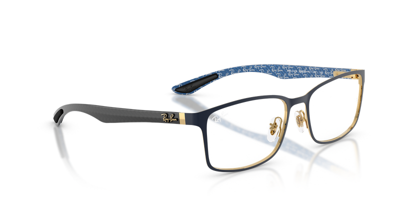 Ray-Ban RX8424 in Blue & Arista Gold - Alternate View
