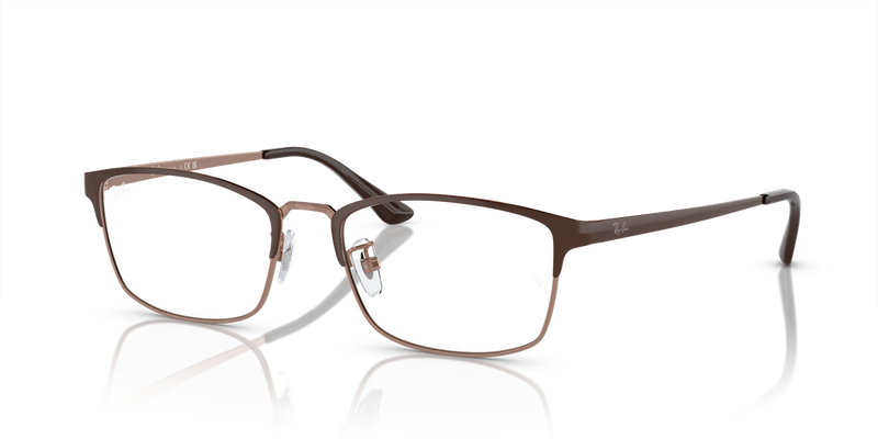 Ray-Ban RX8772D in Brown On Copper / Clear (1240) - Alternate View