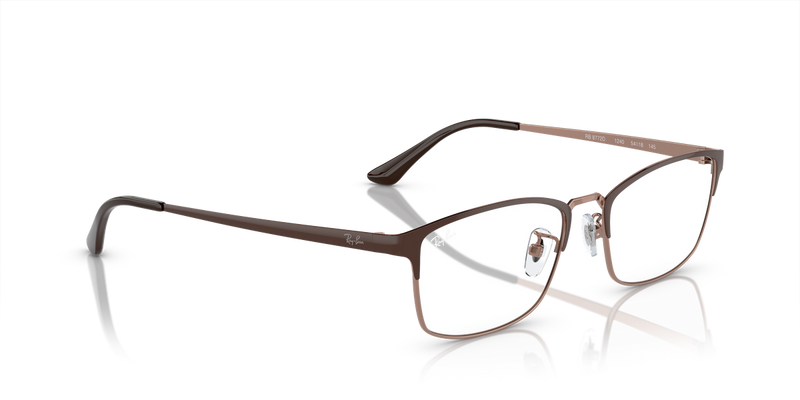Ray-Ban RX8772D in Brown On Copper / Clear (1240) - Alternate View