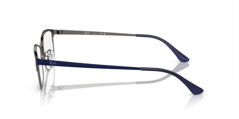 Ray-Ban RX8772D in Dark Blue On Gunmetal / Clear (1241) - Alternate View