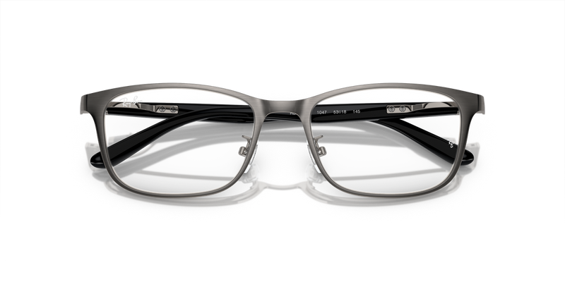 Ray-Ban RX8773D in Gunmetal / Clear (1047) - Side View