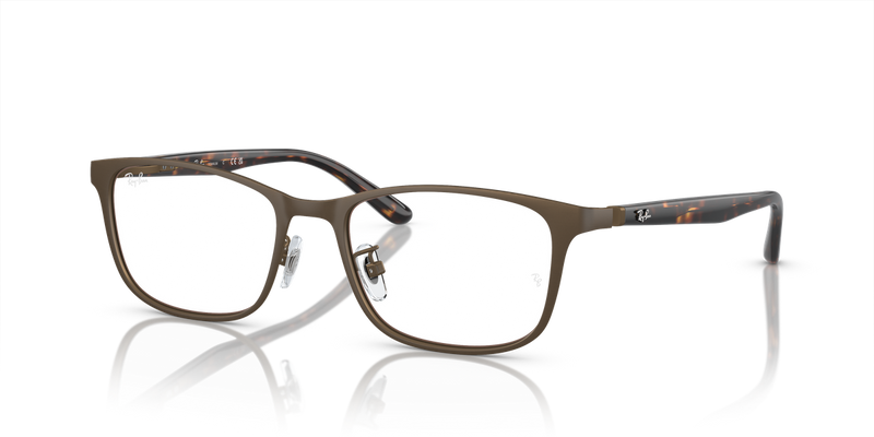 Ray-Ban RX8773D in Dark Brown / Clear (1243) - Alternate View