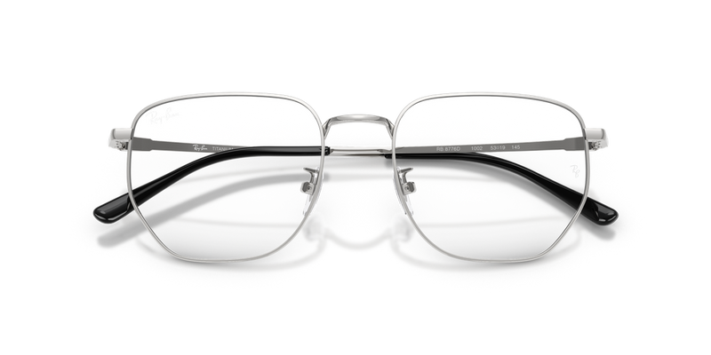 Ray-Ban RX8776D in Silver / Clear (1002) - Side View