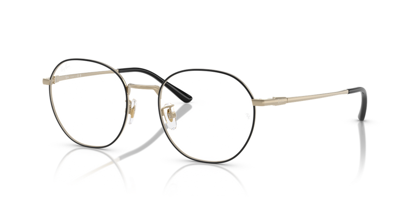 Ray-Ban RX8778D in Black On Gold - Alternate View
