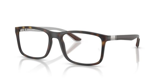 Ray-Ban RX8908 - Matte Havana / Clear (5200)