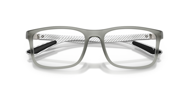 Ray-Ban RX8908 in Matte Transparent Grey / Clear (5244) - Alternate View