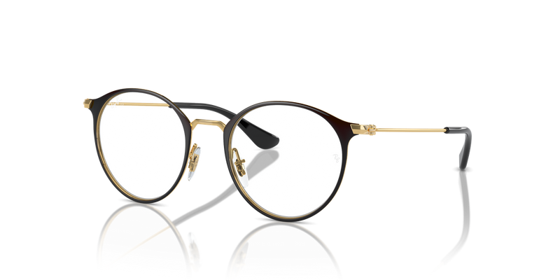 Ray-Ban Youth 0RY1053 in Black On Gold - Alternate View