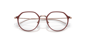 Bordeaux On Rose Gold / Clear (4077)