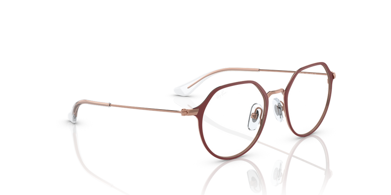 Ray-Ban Youth 0RY1058 in Bordeaux On Rose Gold - Alternate View