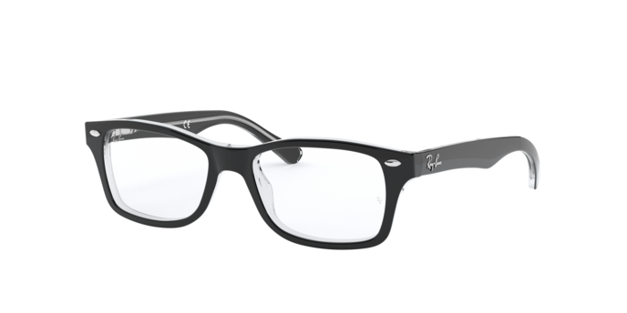 Ray-Ban Youth 0RY1531 in Black On Transparent - Front View