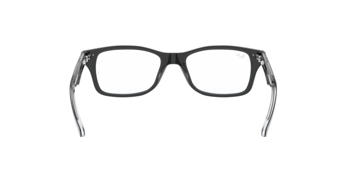 Ray-Ban Youth 0RY1531 in Black On Transparent - Back View