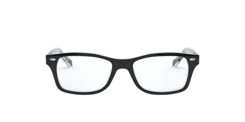 Ray-Ban Youth 0RY1531 in Black On Transparent - Alternate View