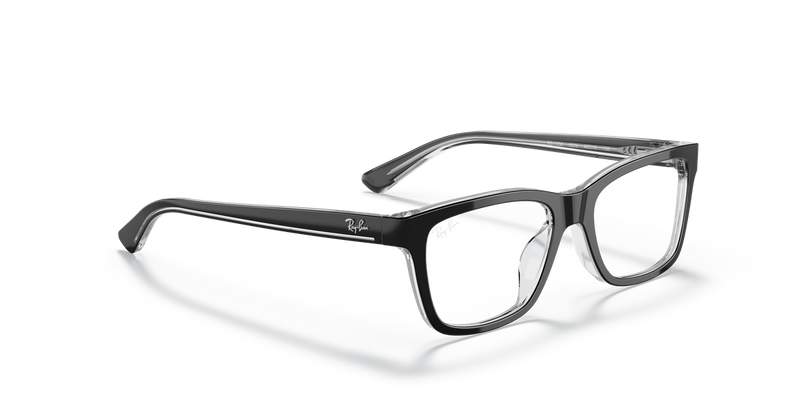 Ray-Ban Youth 0RY1536 in Black On Transparent - Alternate View