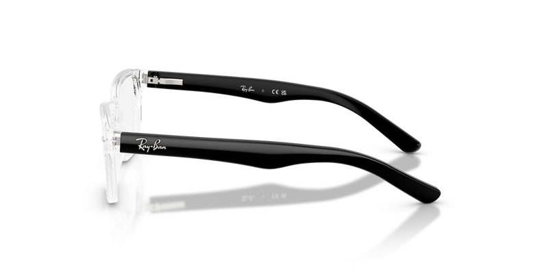 Ray-Ban Youth 0RY1555F in Transparent - Back View