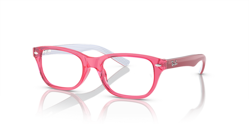 Ray-Ban Youth 0RY1555F in Transparent Pink - Alternate View