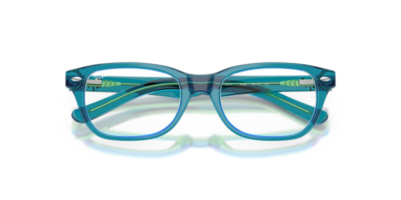Ray-Ban Youth 0RY1555F in Transparent Blue & Green - Alternate View