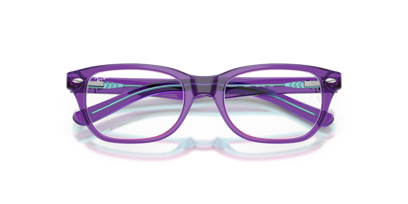 Ray-Ban Youth 0RY1555F in Transparent Violet & Light Blue - Alternate View