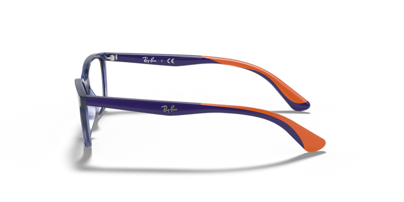 Ray-Ban Youth 0RY1586 in Transparent Blue - Back View