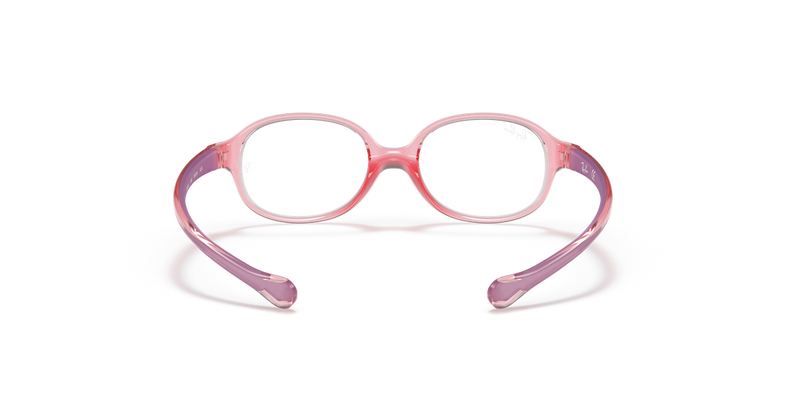 Ray-Ban Youth 0RY1587 in Transparent Light Red - Temple Detail