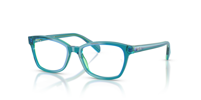 Ray-Ban Youth 0RY1591 in Transparent Blue & Green - Alternate View