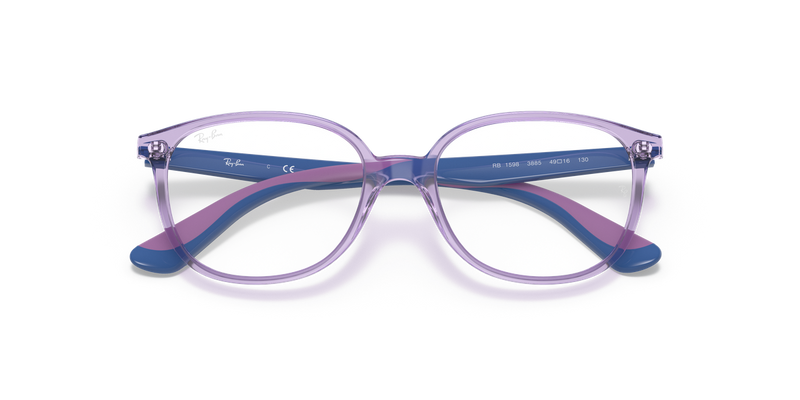 Ray-Ban Youth 0RY1598 in Transparent Violet - Alternate View