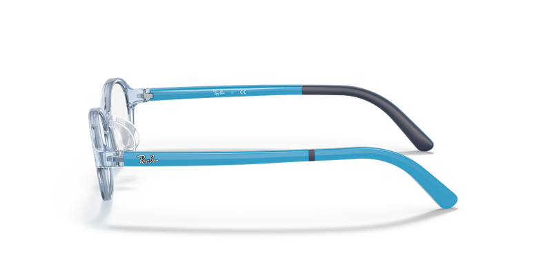 Ray-Ban Youth 0RY1616D in Transparent Light Blue - Back View