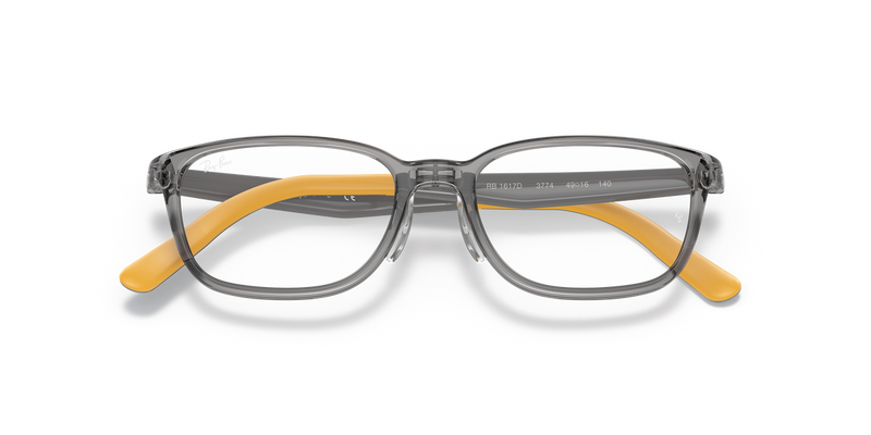 Ray-Ban Youth 0RY1617D in Transparent Grey - Side View