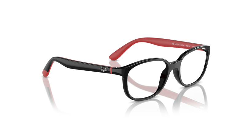 Ray-Ban Youth 0RY1632F in Black On Red - Alternate View