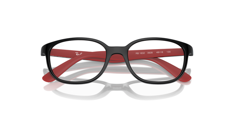 Ray-Ban Youth 0RY1632 in Black On Red - Alternate View