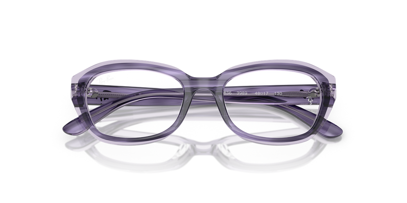Ray-Ban Youth 0RY1636 in Striped Violet On Transparent Violet - Alternate View