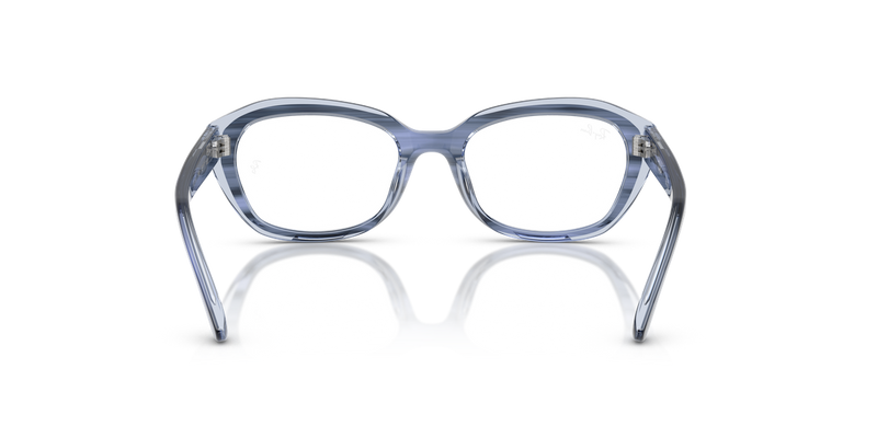 Ray-Ban Youth 0RY1636 in Striped Blue On Transparent Blue - Alternate View