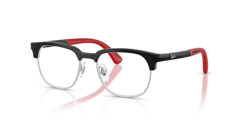 Ray-Ban Youth 0RY1641 in Black On Silver - Front View