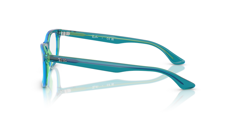 Ray-Ban Youth 0RY1642F in Transparent Blue & Green - Alternate View