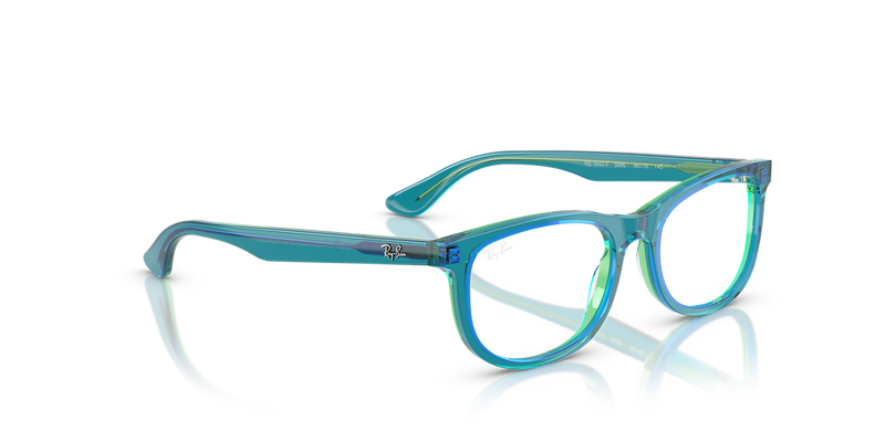 Ray-Ban Youth 0RY1642F in Transparent Blue & Green - Alternate View