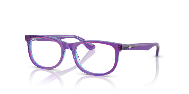 Ray-Ban Youth 0RY1642F in Transparent Violet & Light Blue - Alternate View