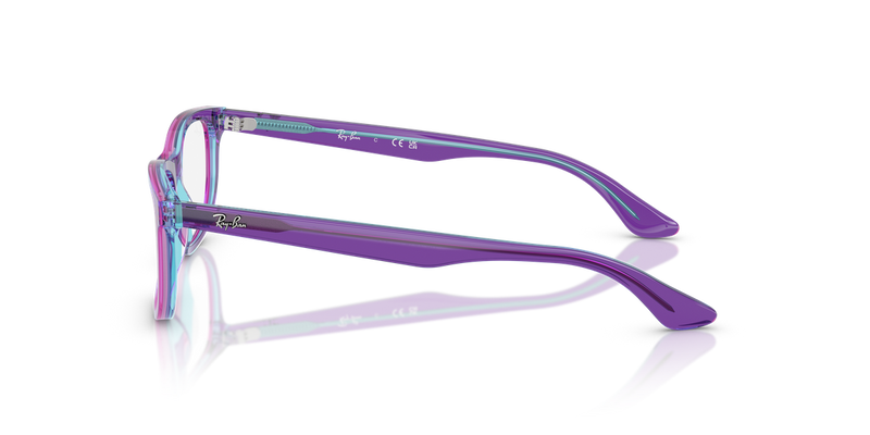 Ray-Ban Youth 0RY1642F in Transparent Violet & Light Blue - Alternate View