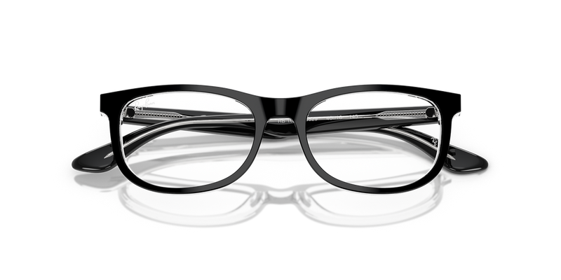 Ray-Ban Youth 0RY1642 in Black On Transparent - Alternate View