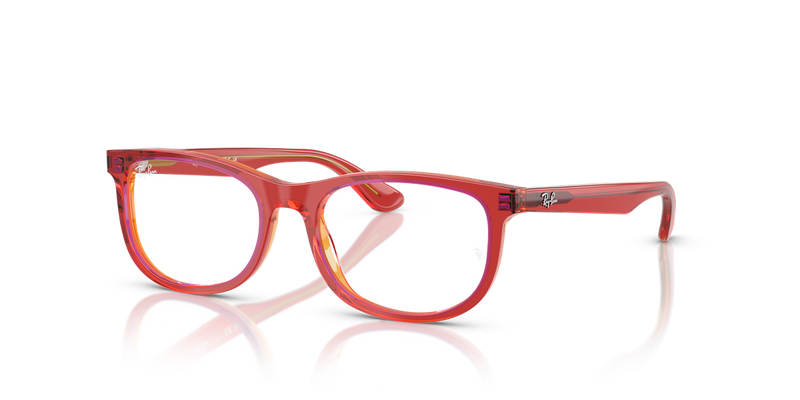 Ray-Ban Youth 0RY1642 in Transparent Red & Yellow - Alternate View